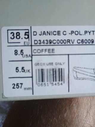 Zapatos Geox Marrones Talla 38.5