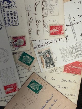 Lote 100 Postales Antiguas Francia