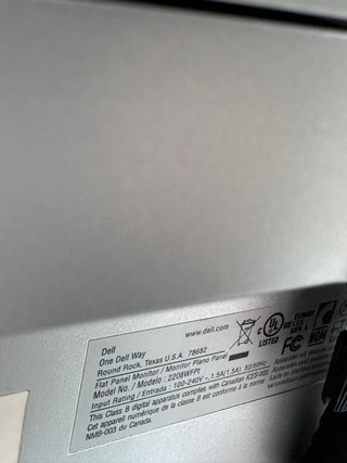 Monitor Dell UltraSharp 2208WFPt 22”