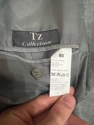 Traje Vintage Tz Collection Lana y Lino T. 50/42