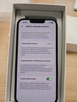 iPhone 13 256 GB Azul Marino Batería 100%