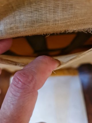 S.XIX Exclusivo Sillón Antiguo Terciopelo Seda