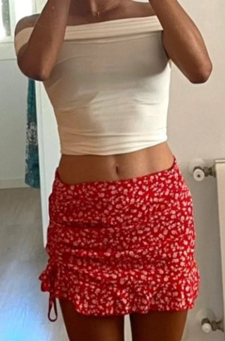 Minifalda Shein floral Talla S
