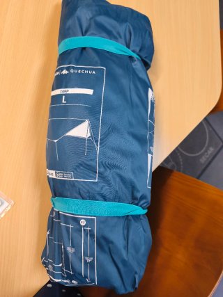 Colchón hinchable con inflador y lona