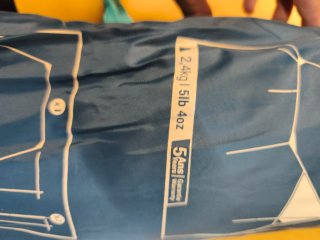Colchón hinchable con inflador y lona