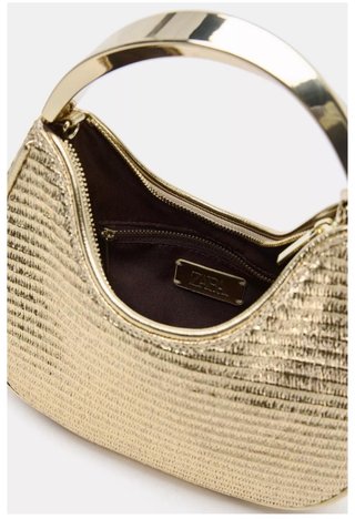 Bolso de fiesta dorado para bodas
