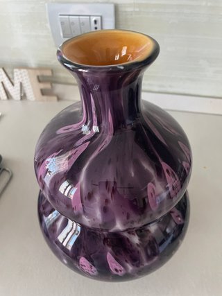 Vaso Enzo De Gasperi Macula Vetro Pink