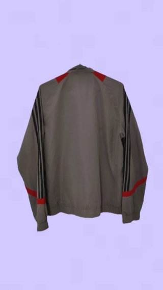 Chaqueta Adidas Gris y Roja