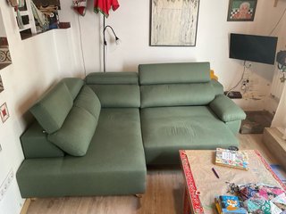 Sofá modular verde