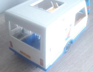 Coche con caravana antigua de playmobil