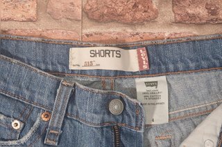 Short Levi’s 515 vintage USA in jeans donna - taglia W28 #1066