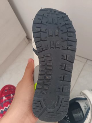 Zapatillas niño Silver blancas y azul