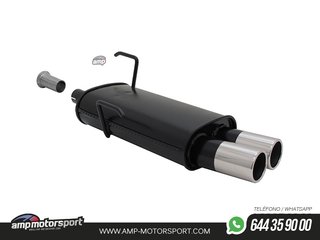 ESCAPE DEPORTIVO NOVUS PARA PEUGEOT 206 3P/5P / CC 1998-2009