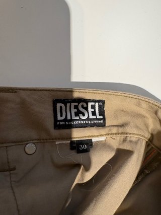 Pantalones anchos Diesel beige