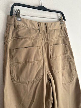 Pantalones anchos Diesel beige