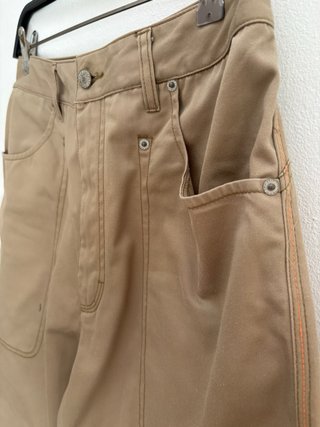Pantalones anchos Diesel beige