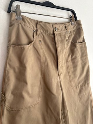 Pantalones anchos Diesel beige
