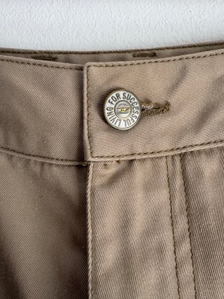 Pantalones anchos Diesel beige