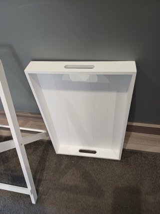 Mesa plegable con bandeja extraíble