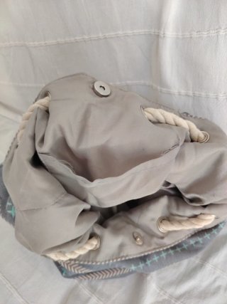 Michila bolso cordón estampado