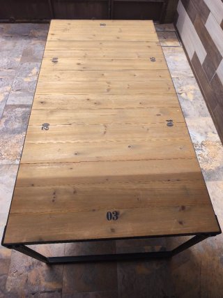 Mesa Maisons du Monde Madera y Metal
