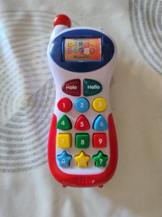 Teléfono musical infantil con números