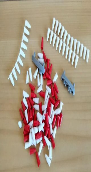 Recambios Batalla Naval Cefa - Blancos y Rojos