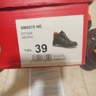 Calzado de seguridad MONTOFR Talla 39
