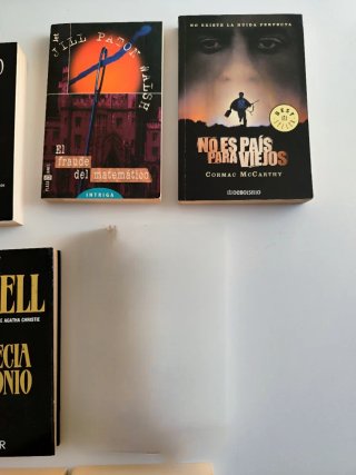 Lote libros 9 novelas thriller