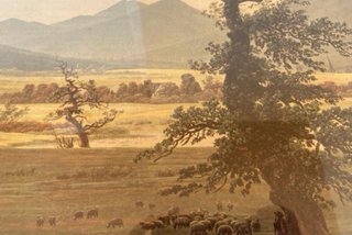 Cuadro paisaje montañoso