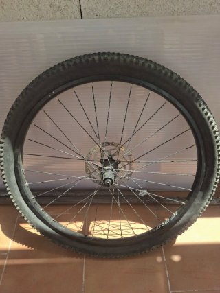 Rueda de Bicicleta con Disco de Freno 27.5