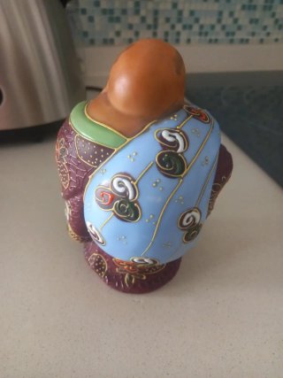 Figura de porcelana China Budista