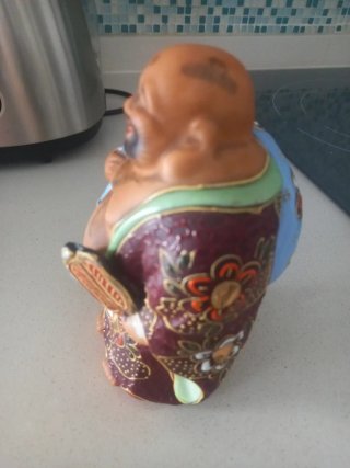 Figura de porcelana China Budista