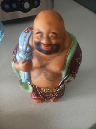Figura de porcelana China Budista