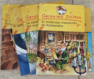 Lote de 5 libros Geronimo Stilton – Segunda mano