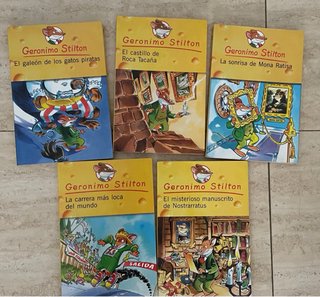 Lote de 5 libros Geronimo Stilton – Segunda mano