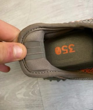 Adidas Yeezy Boost 350 Gris Naranja