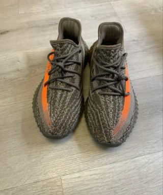 Adidas Yeezy Boost 350 Gris Naranja