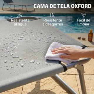 Tumbona Plegable con Toldo