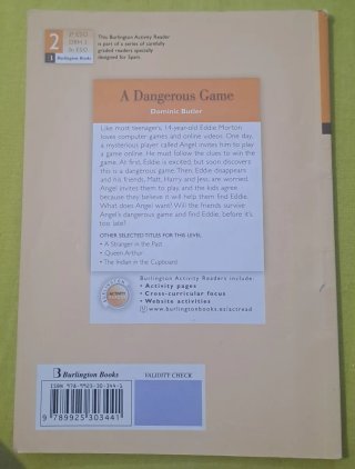 A Dangerous Game 2ºeso. Activity Readers 2019