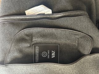 Abrigo de paño gris