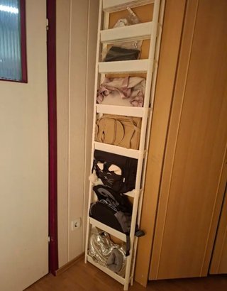 8 Estantes detras puerta ultra delgado baño cocina