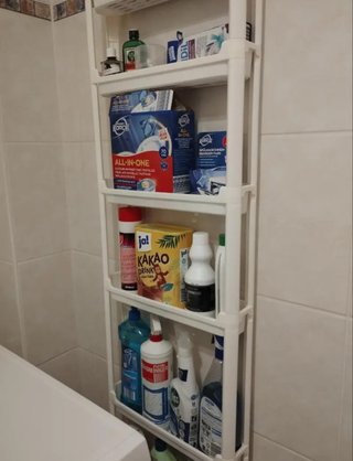 8 Estantes detras puerta ultra delgado baño cocina