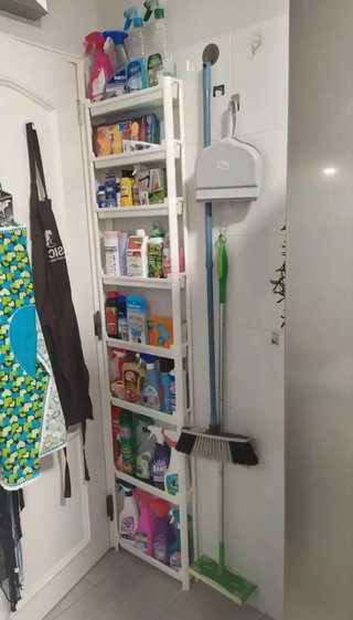 8 Estantes detras puerta ultra delgado baño cocina