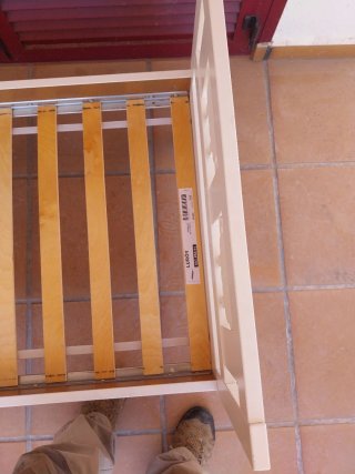 Cama infantil blanca IKEA