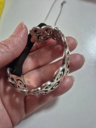 Lote de joyería plata: collar, pulsera y colgante