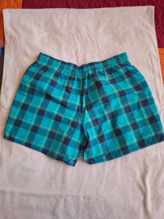 Bañador Adidas cuadros hombre.