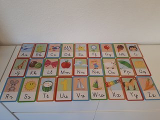 Puzzle Los números y Escribe las letras. 3-5 años