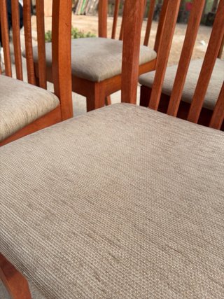 Pack 4 Sillas Comedor Madera Tapizadas