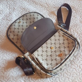 Bolso Pierre Cardin Beige y Marrón